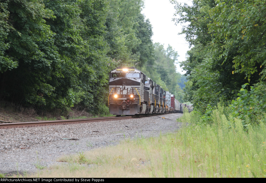 NS 8128 leads train 12R